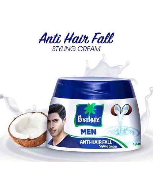 New Parachute Men Anti-Hair Fall Styling Cream 140ml