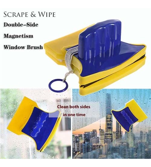 Double Sided Magnetic Window Cleaner Glass Wiper Cleaning Brushes For Washing Windows Household Cleaning Tool