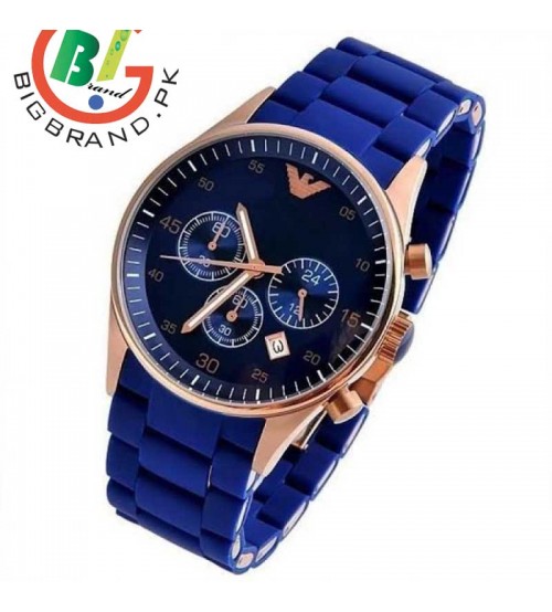 armani watch blue colour