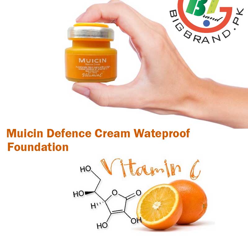 Muicin Vitamin C Defence Cream Waterproof Foundation