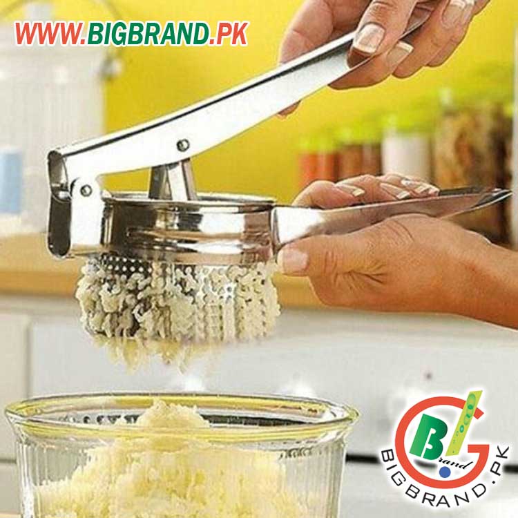Potato Masher Stainless Steel Squeezer Baby Food Strainer Filter Press  Fruit And Vegetable Masher For Creamy Fluffy Mashed Potatoes (1pcs)