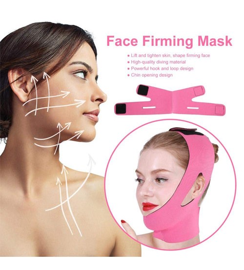 Face V Shaper Bandage Double Chin Skin Relaxation Lift Up Belt Breathable Face Lifting Belts Chin Support