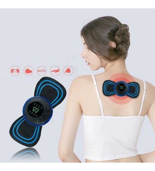 Portable Electric Neck Massager Back Cervical Vertebra Stimulator