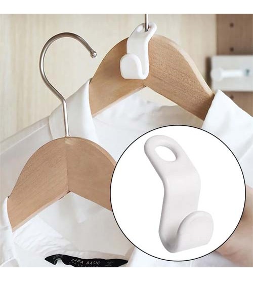 Cheap Closet Hanger Space Savers Extension Hook Clothing Rack 10pcs