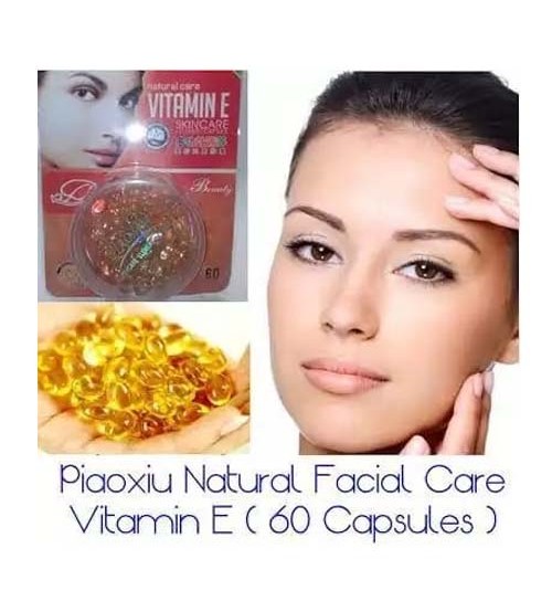 Piaoxiu Skincare Natural Care Vitamin E Skin Care 60Capsul