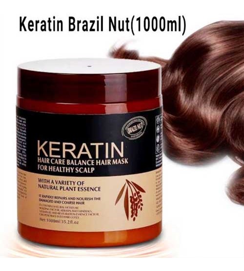 Brazilian Nut Keratin Hair Care Balance Keratin Hair Mask and Keratin ...