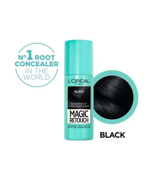 LOreal Paris Magic Retouch Instant Grey Root Touch Up Spray Black