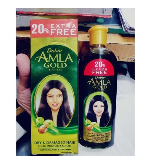 Dabur Amla Gold Hair Oil Dry & Damaged Hair 240ml
