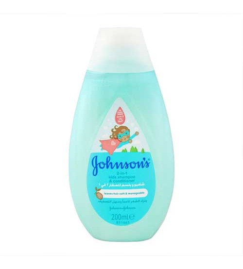 Johnsons 2in1 Kids Shampoo and Conditioner 200ml