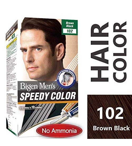 Bigen Mens Speedy Hair Color Hair Dye Brown Black 102