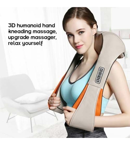 Deluxe 3D Neck and Back Massager with Heat @