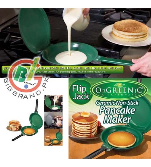 Orgreenic Flip Jack Pan The cake pan cake machine Flip Jack Pan ceramic  Pancake Maker Free