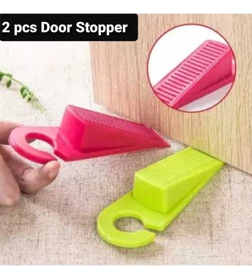 2 Pcs Rubber Door Stopper