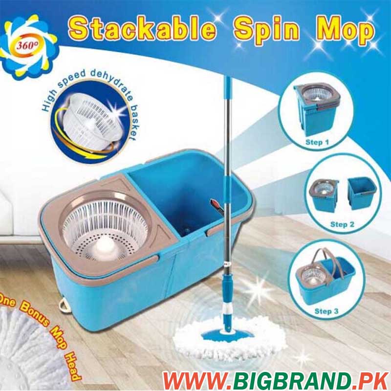 You are looking now latest Split Bucket 360 Rotating Magic Spin Mop with 2 Mop...